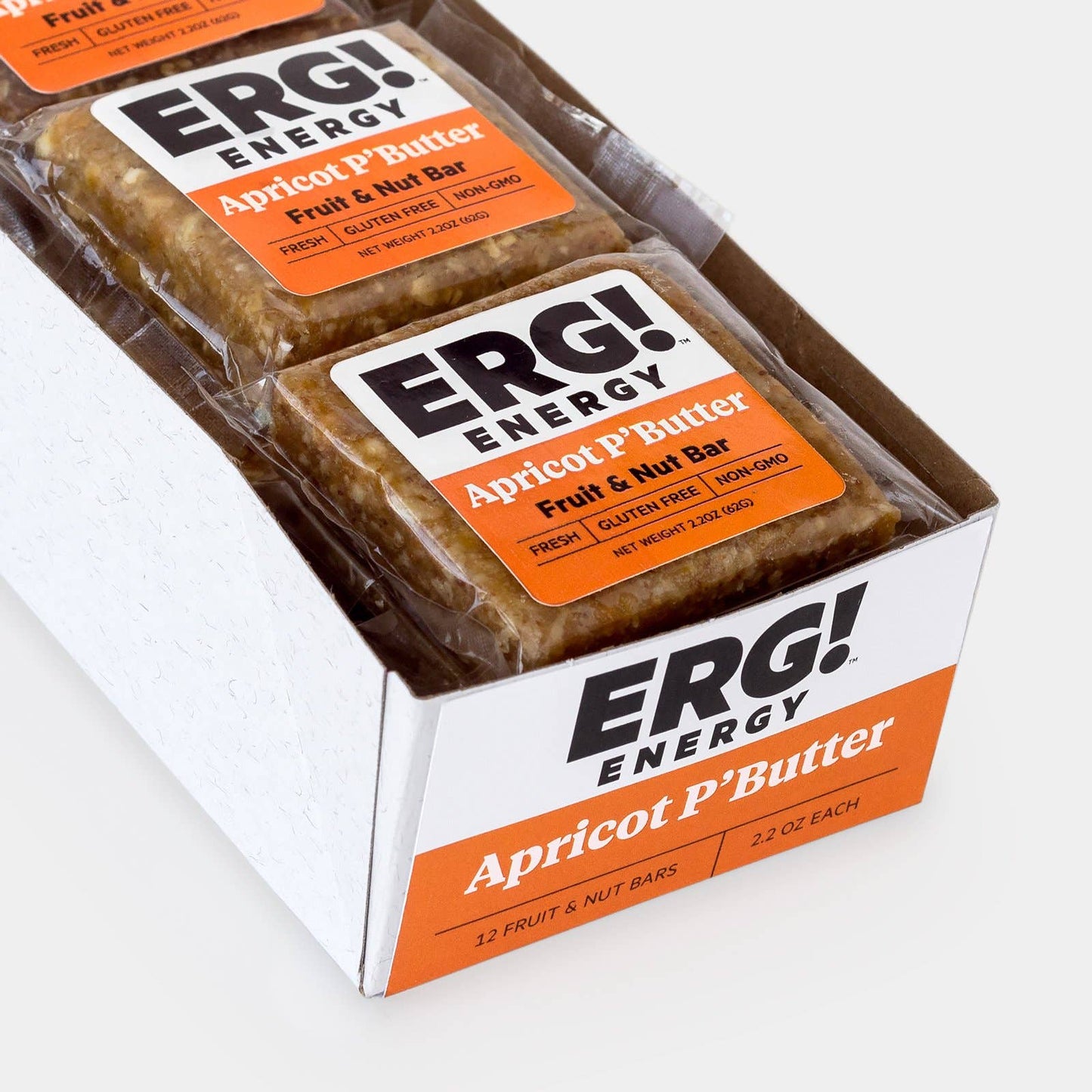 ERG! Bars - Apricot P'Butter ERG! - Box of 12 Bars