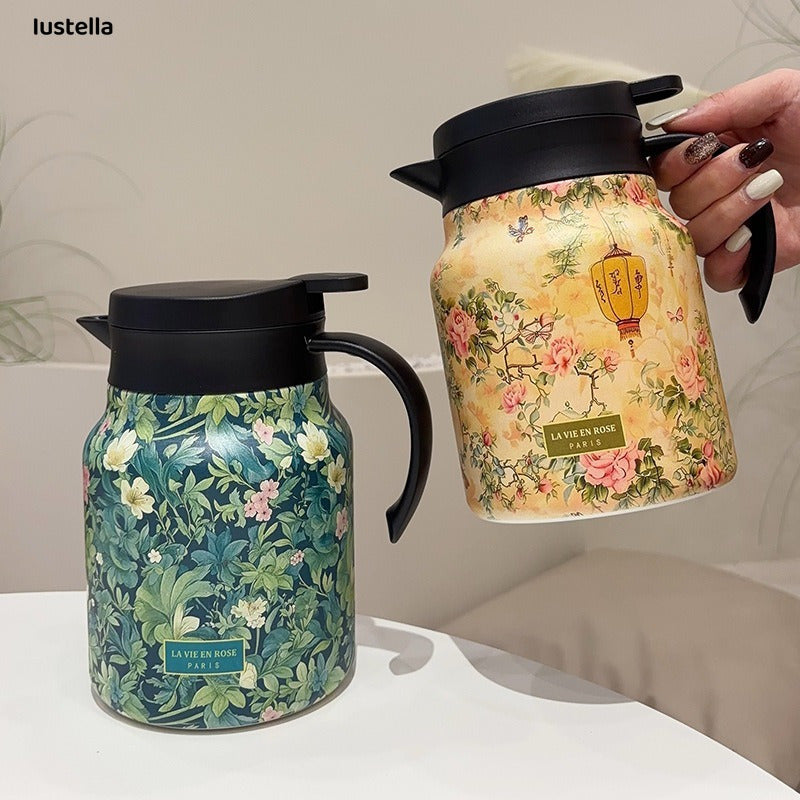 Stainless Steel Flower Tea Infuser Pot-7JYH