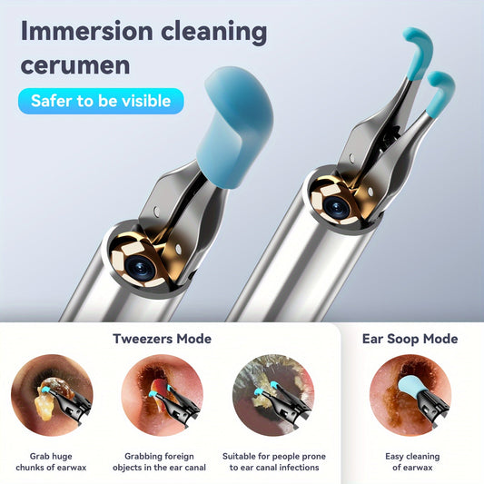 FONSI Smart Ear Wax Removal Kit with Camera and Wireless Otoscope TJR2V5Q