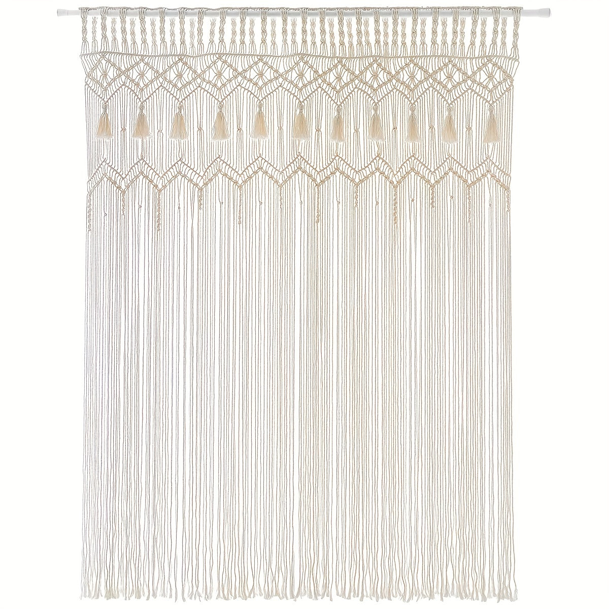 Macrame Curtain Woven Wall Hanging Window Decor - WX8G