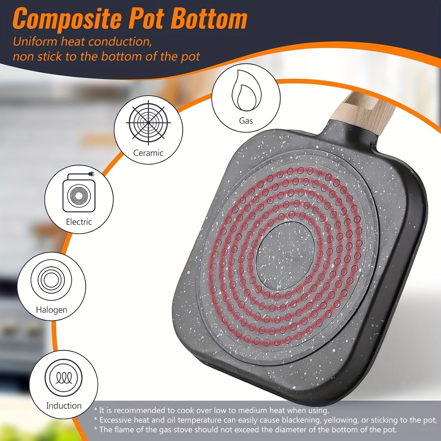 4-Hole Non-Stick Frying Pan- HMT13A1