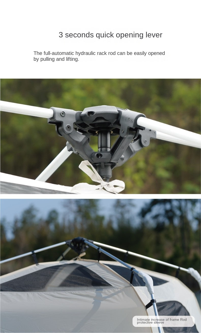 Vidalido CABIN PLUS Series Automatic Cabin Style Tent Portable Lightweight Folding for 4-6 Person Family Shed Leisure Quick Opening Sunshade Tent