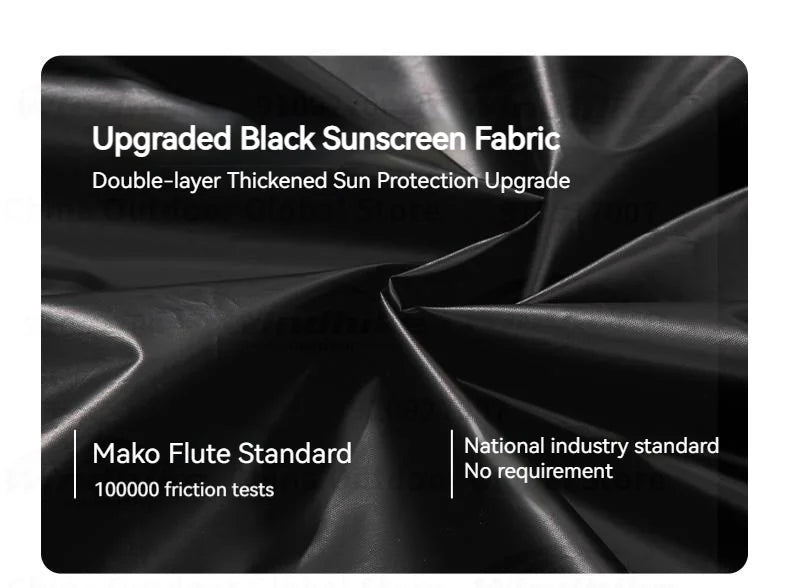 MOBI GARDEN Car Canopy Outdoor Portable Lightweight Convenient Black Advance Car Rear Canopy Car Side Tent Car Tail Tent Waterproof Sunscreen