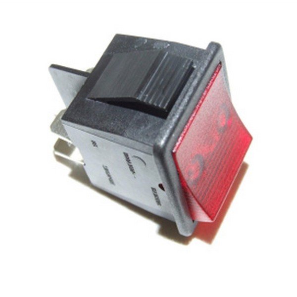Swann 15Amp Red Illuminated DPST Rocker Switch - Part # A31F