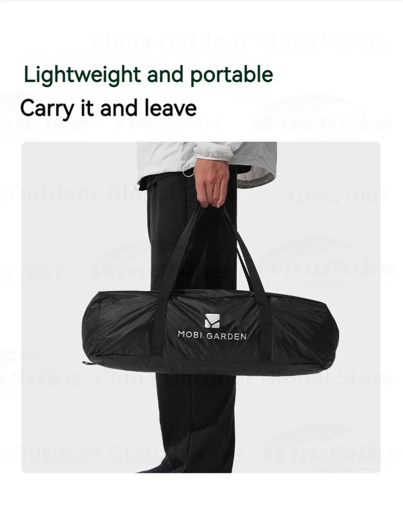 MOBI GARDEN Car Canopy Outdoor Portable Lightweight Convenient Black Advance Car Rear Canopy Car Side Tent Car Tail Tent Waterproof Sunscreen