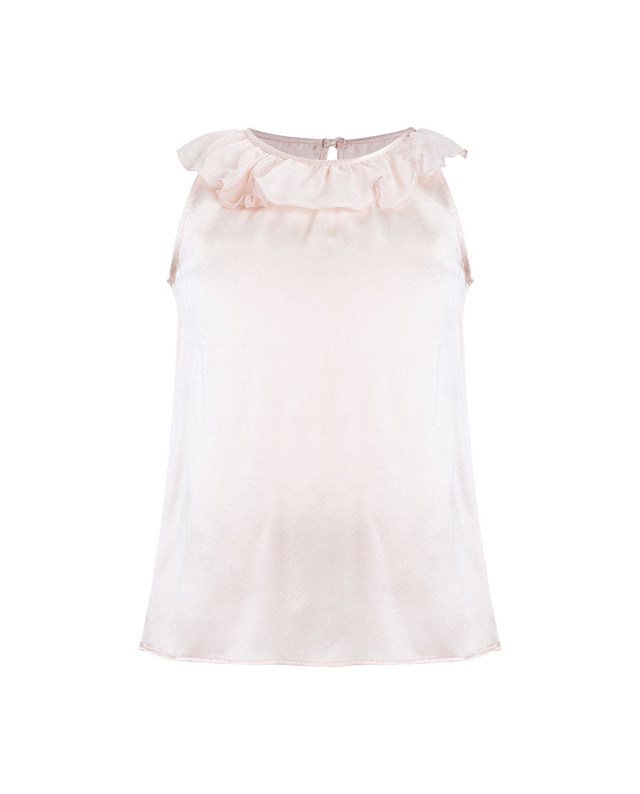 Aimer Mulberry Silk Pullover Sleeveless Top