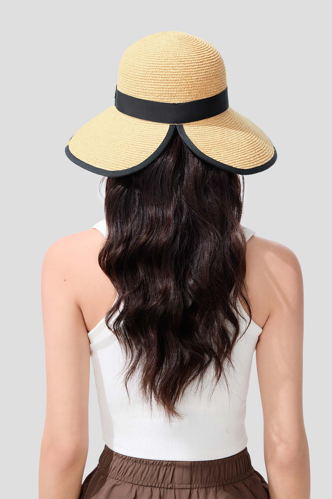 Horizon - Women's Wide Brim Sun Straw Hat UPF50+ AL717