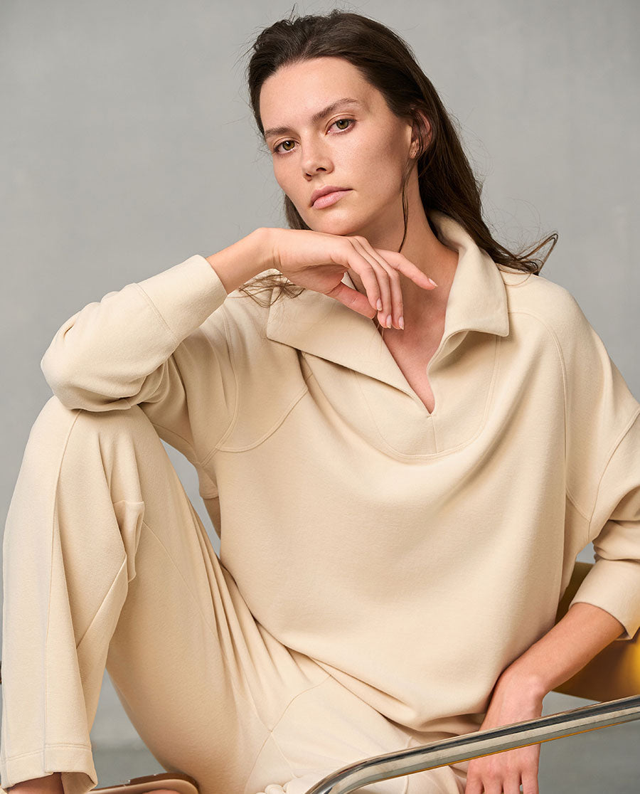 Aimer Pullover Long-sleeved Pajama Set