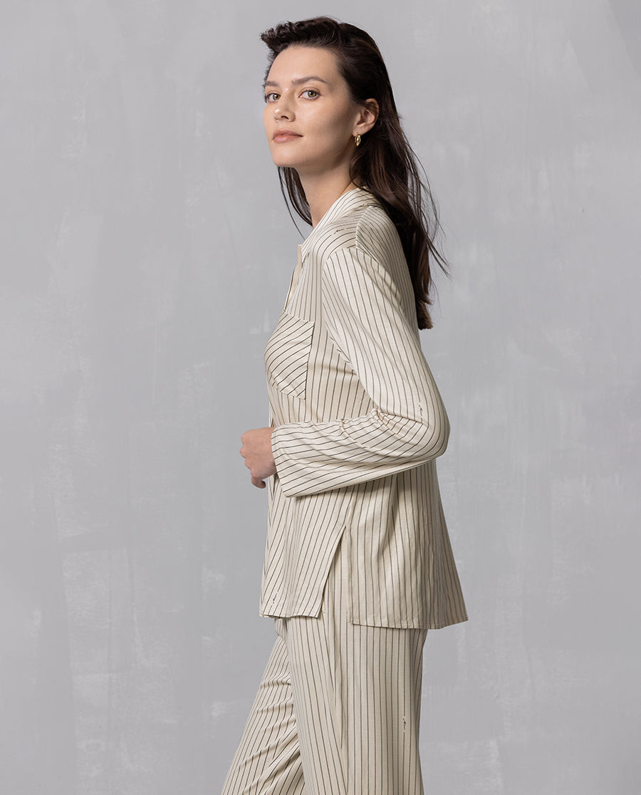 Aimer Long-sleeve Modal Pajama Set