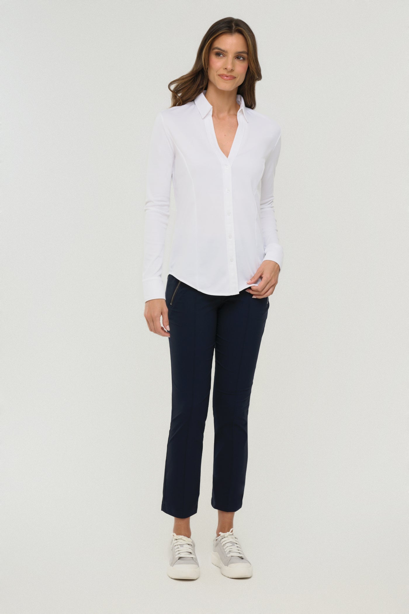 Nikki Longsleeve Pique Shirt