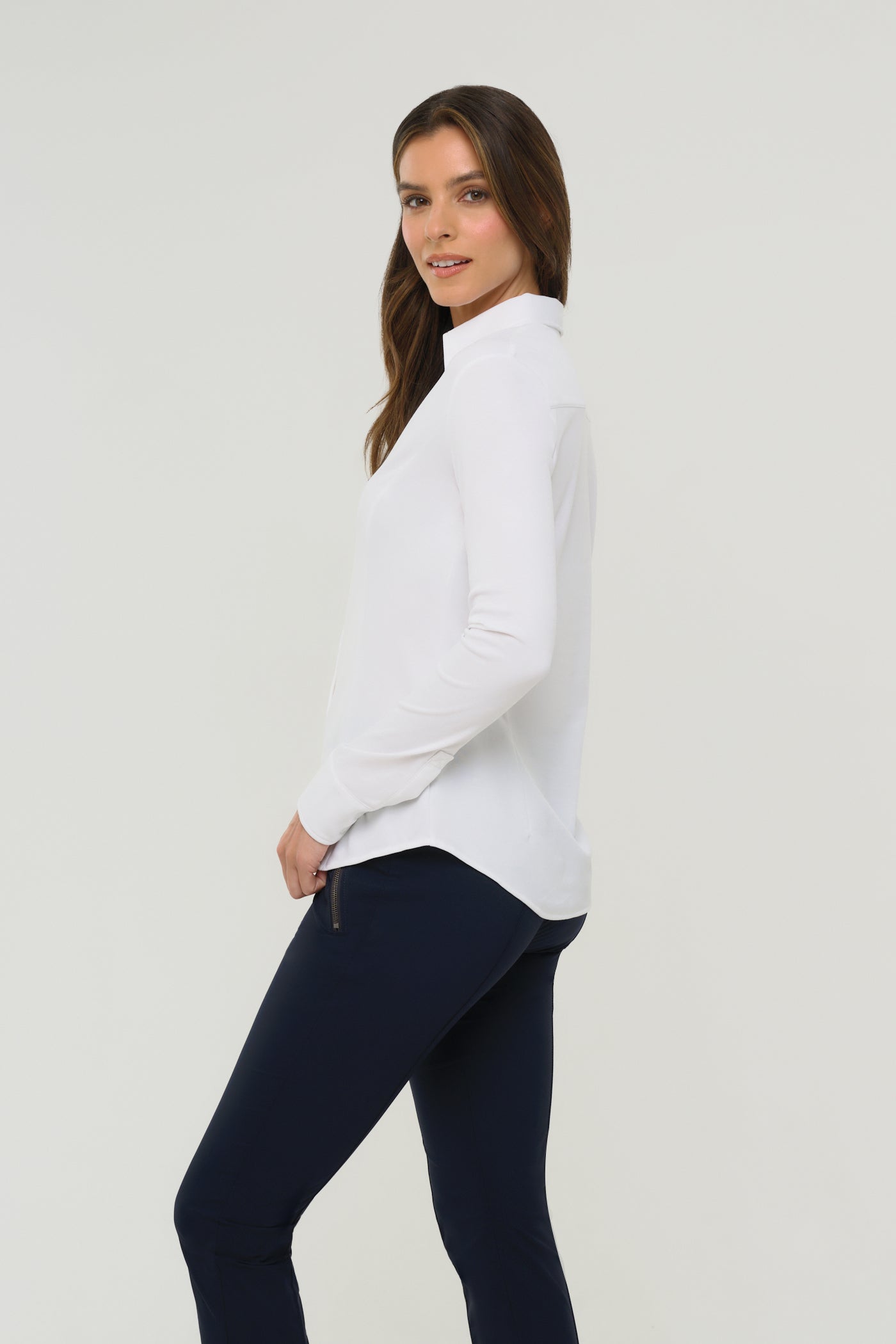 Nikki Longsleeve Pique Shirt