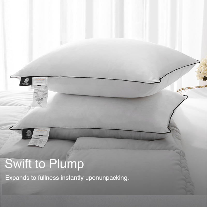 APSMILE Hybrid Memory Feather Down Pillow
