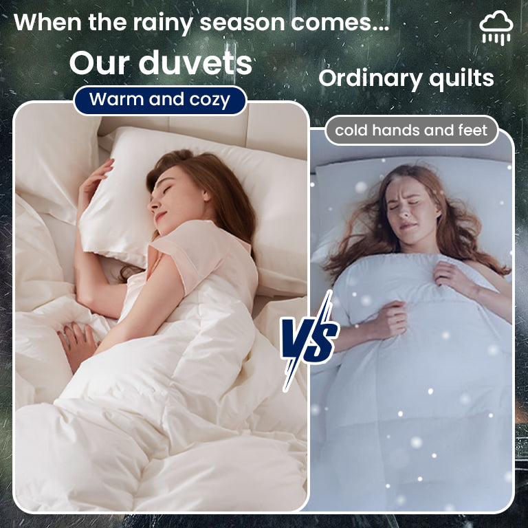 Egyptian Cotton Down Comforter Insert Washable Duvet