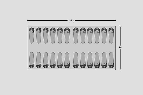 Army Tent 5 x 10m (sleeps 16 -20)