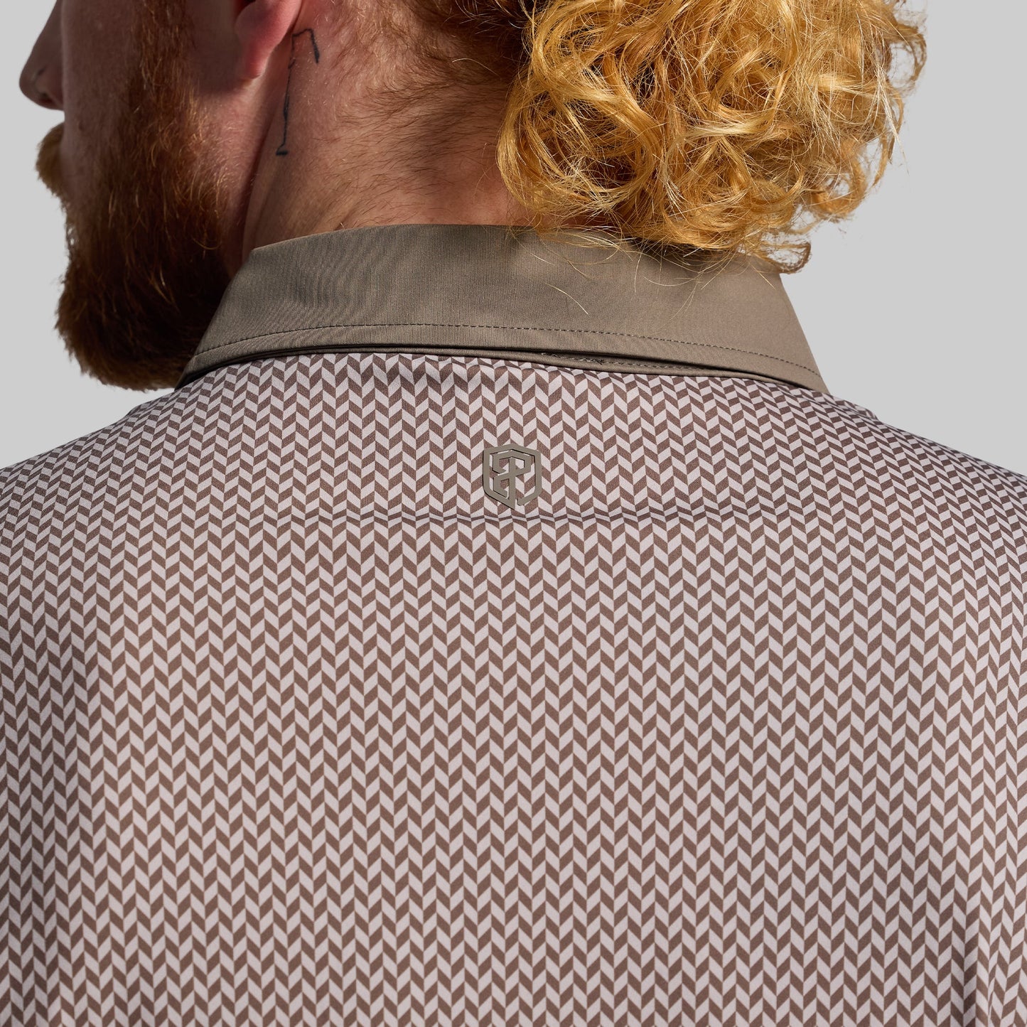 Men's Tek Polo (Gunmetal Check)