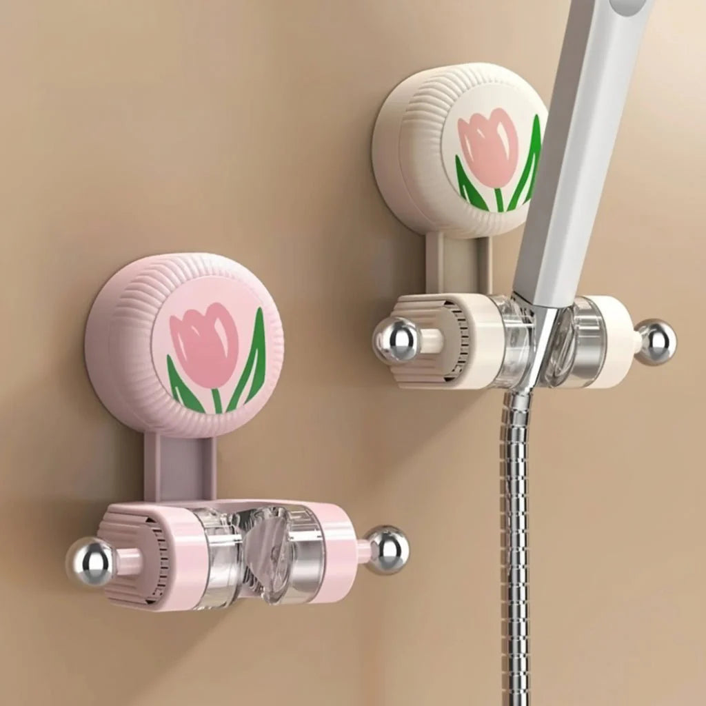 Shower Head Holder Wall Mounted Adjustable Bathroom Accessory