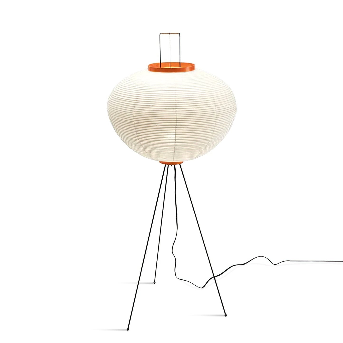Rice Paper Floor Lamp With Tripod Stand