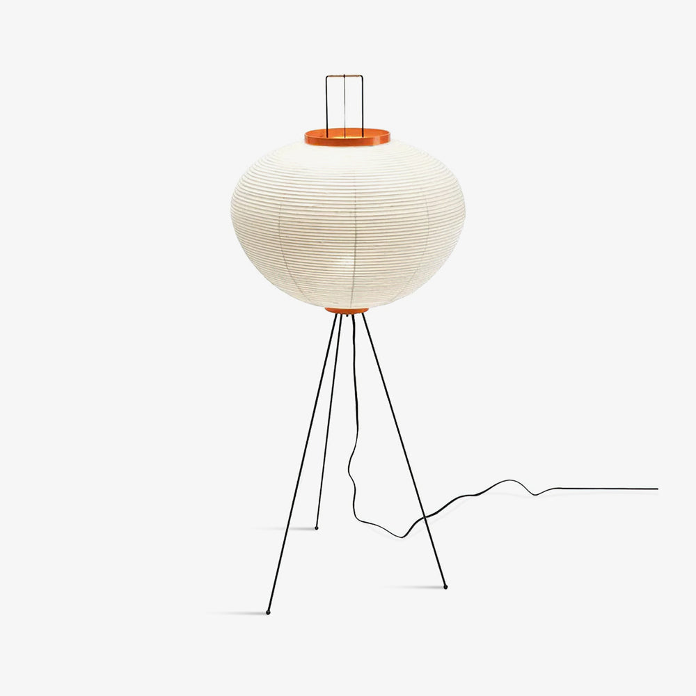 Rice Paper Floor Lamp With Tripod Stand