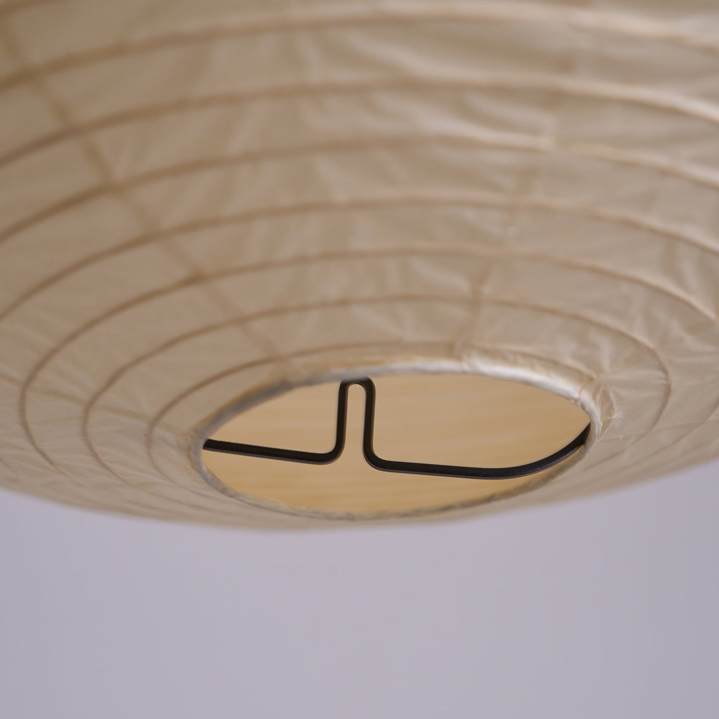 Rice Paper Globe Pendant Lights With Ribbed Shade