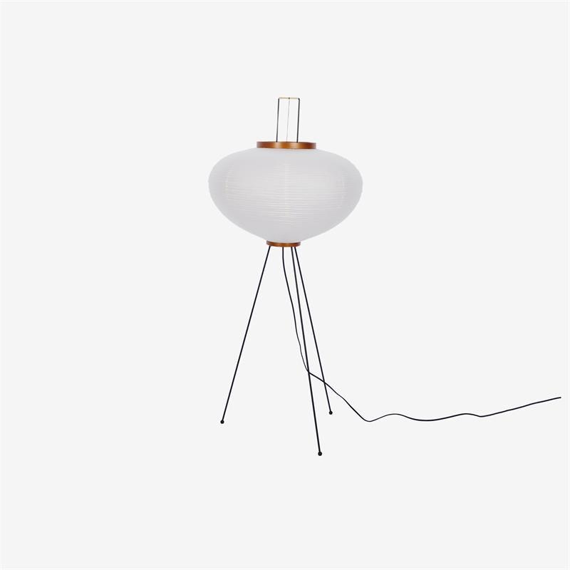 Rice Paper Floor Lamp With Tripod Stand