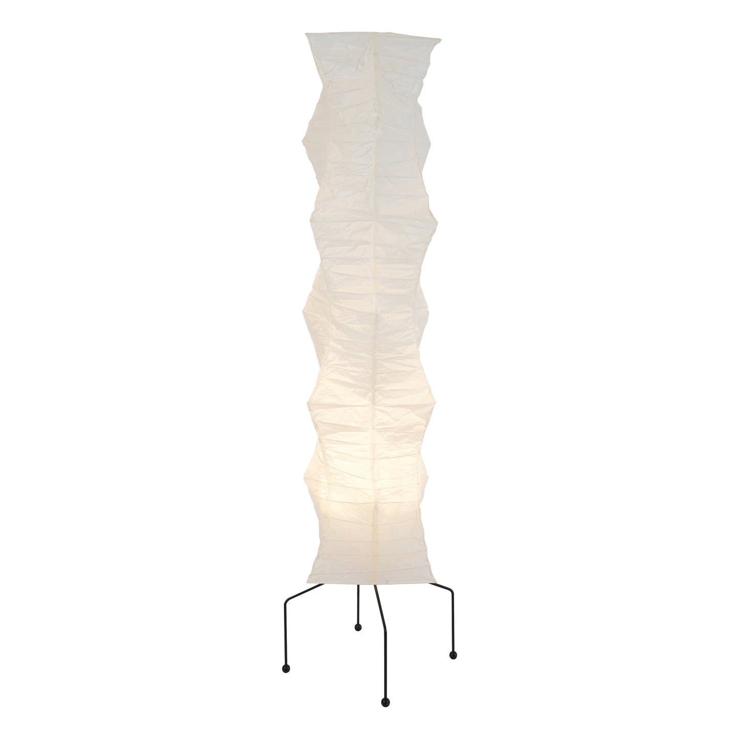 Rice Paper Floor Lamp With Tripod Stand