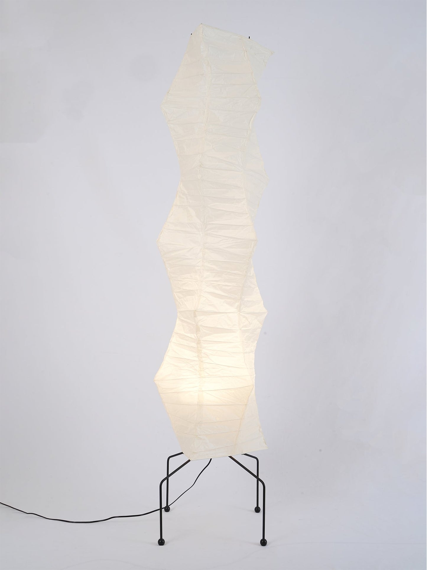 Rice Paper Floor Lamp With Tripod Stand