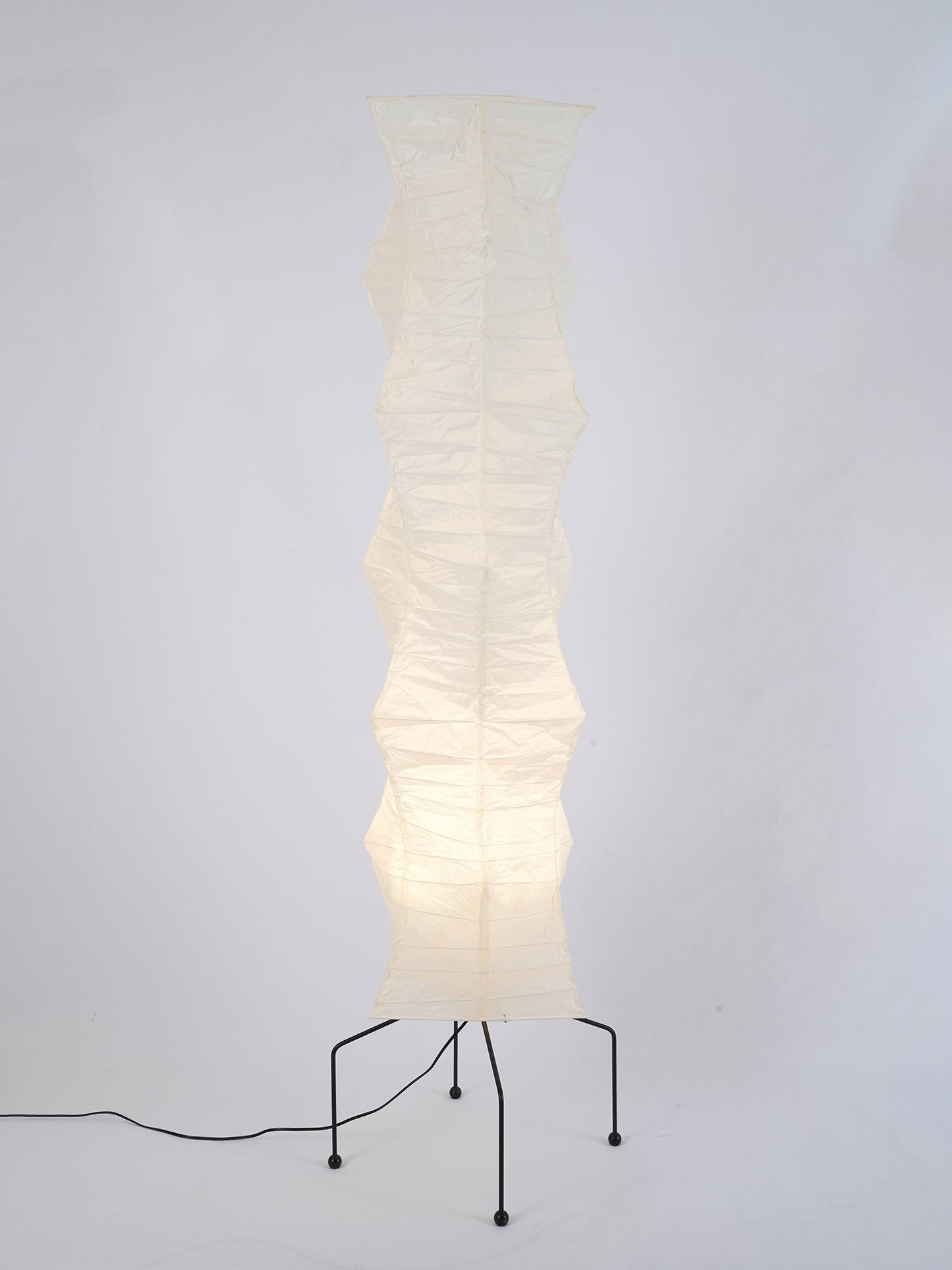 Rice Paper Floor Lamp With Tripod Stand