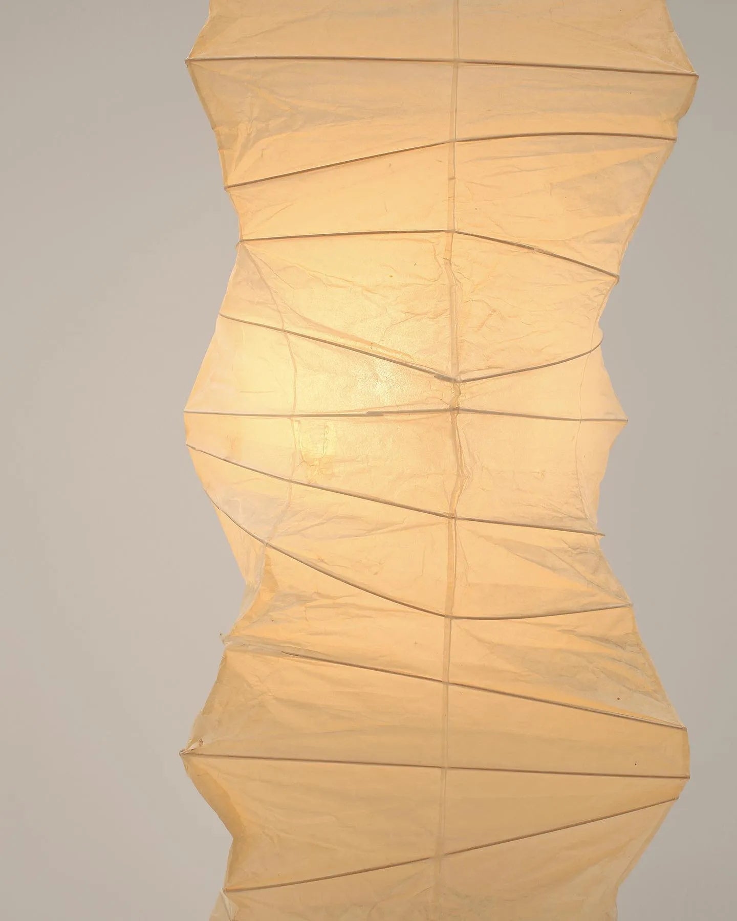 Rice Paper Floor Lamp With Tripod Stand