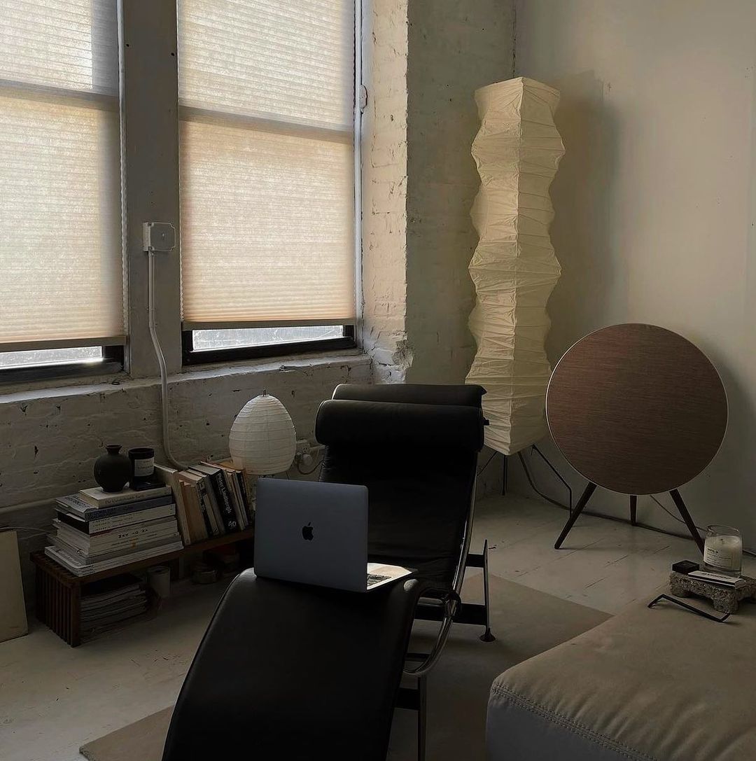 Rice Paper Floor Lamp With Tripod Stand