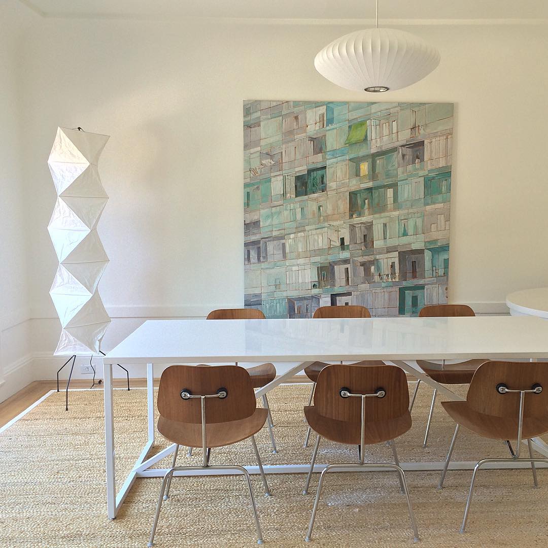 Rice Paper Floor Lamp With Tripod Stand