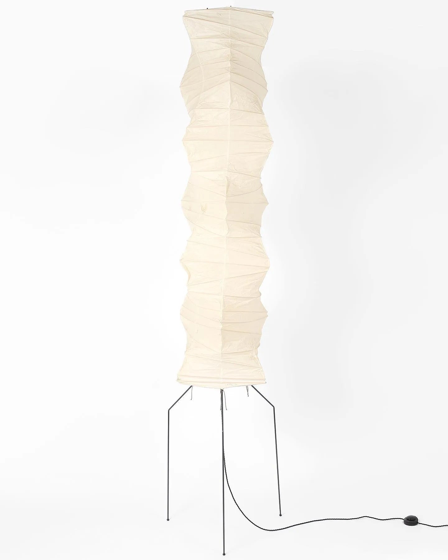 Rice Paper Floor Lamp With Tripod Stand