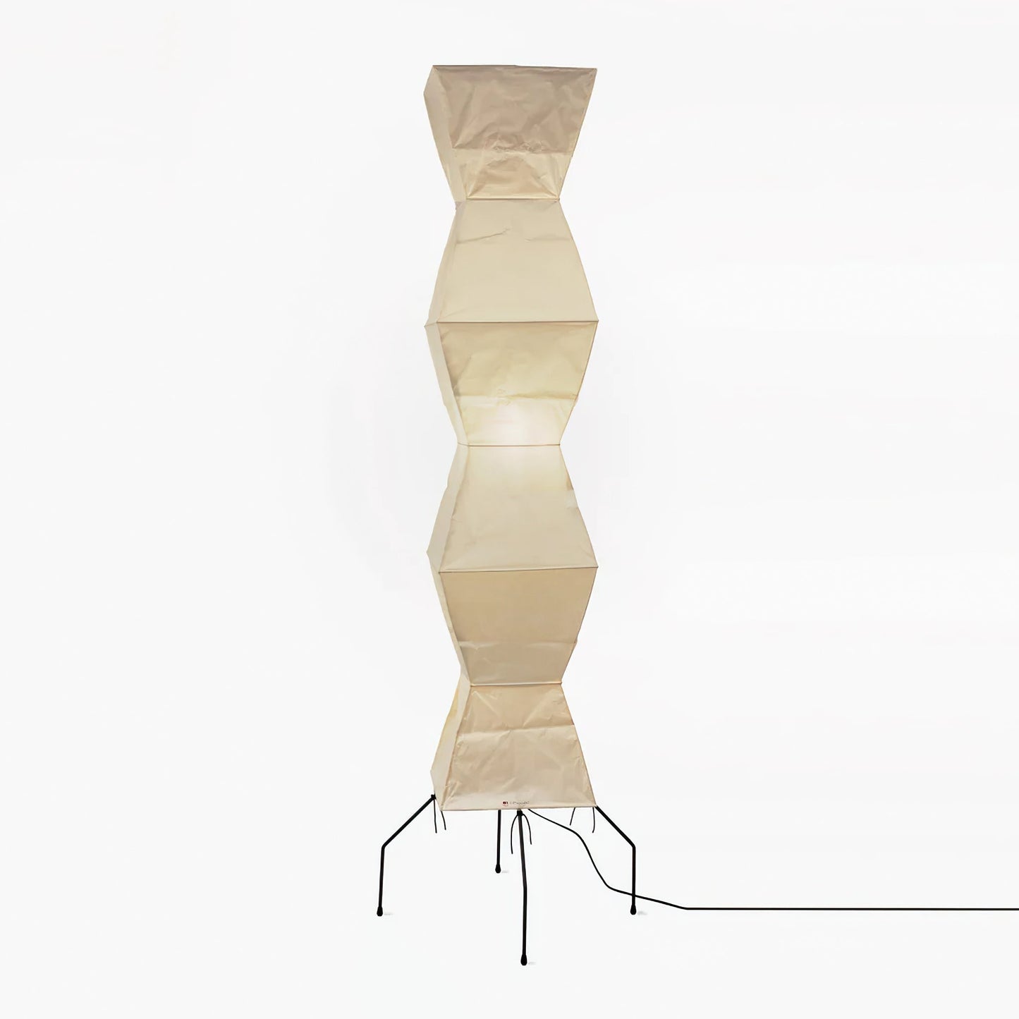 Rice Paper Floor Lamp With Tripod Stand