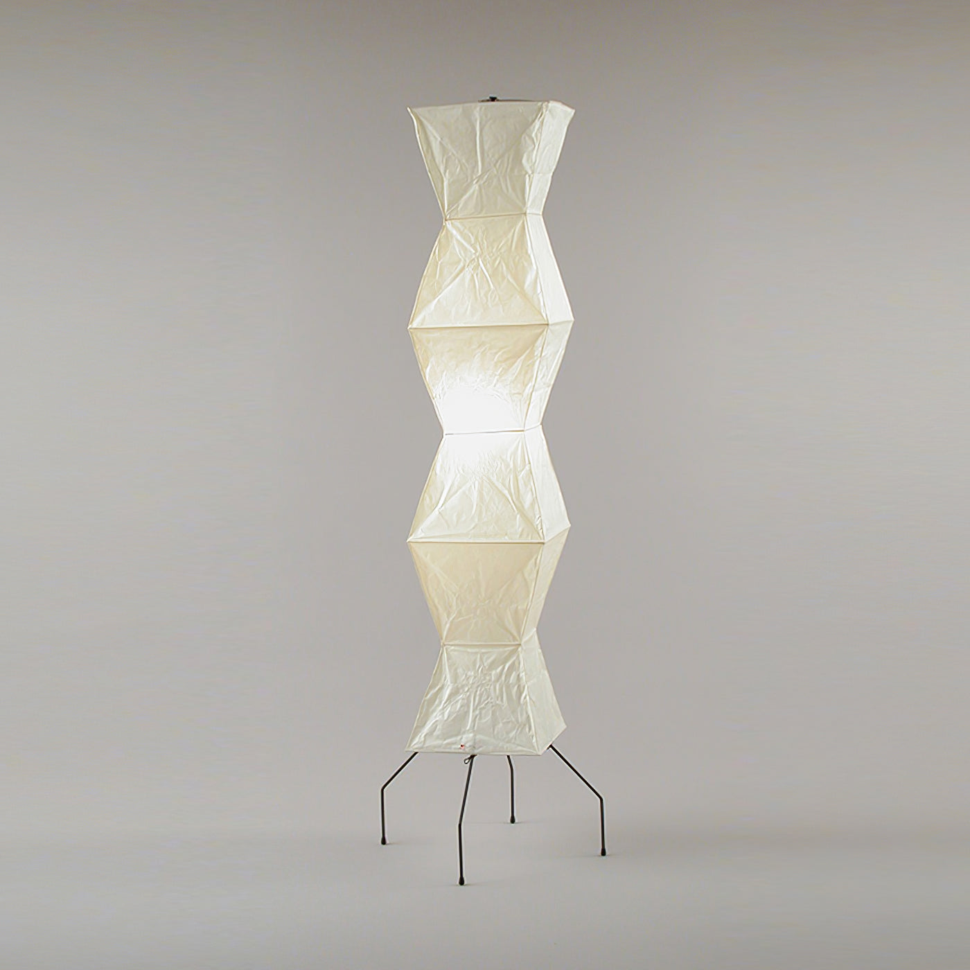 Rice Paper Floor Lamp With Tripod Stand