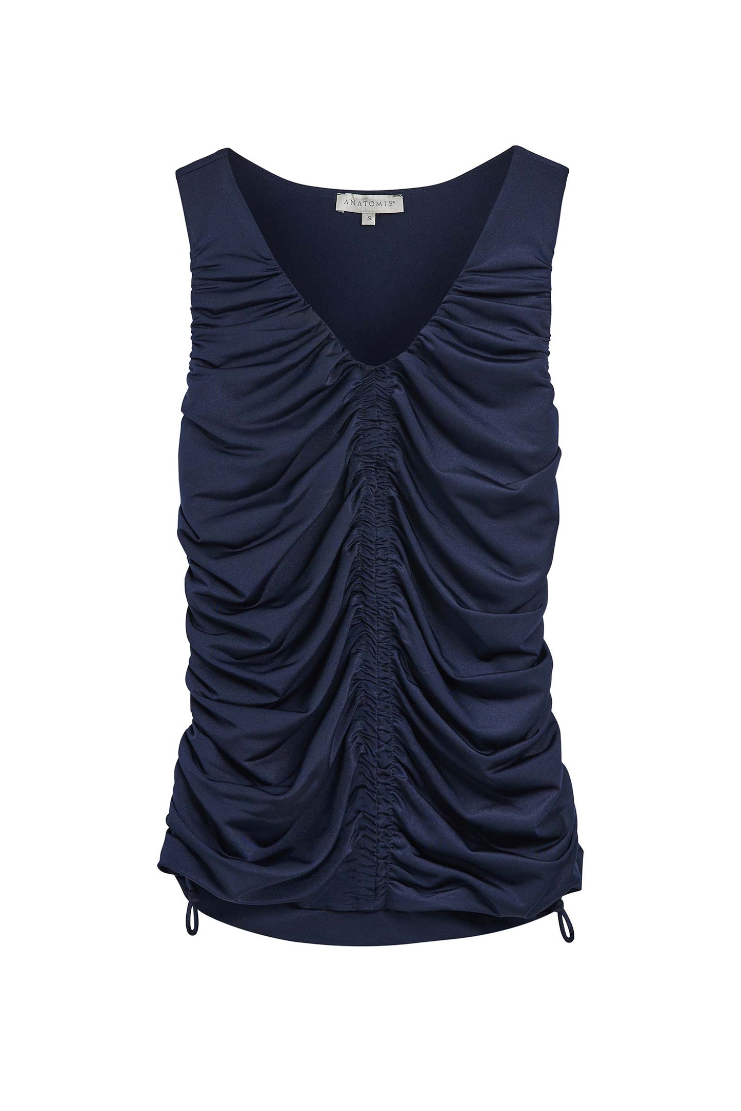Alix Ruched Sleeveless Super Jersey Top