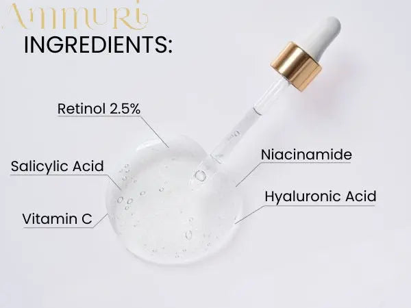 Ammuri Retinol 2.5% Supreme Serum – Gentle Anti-Ageing Treatment | 30ml