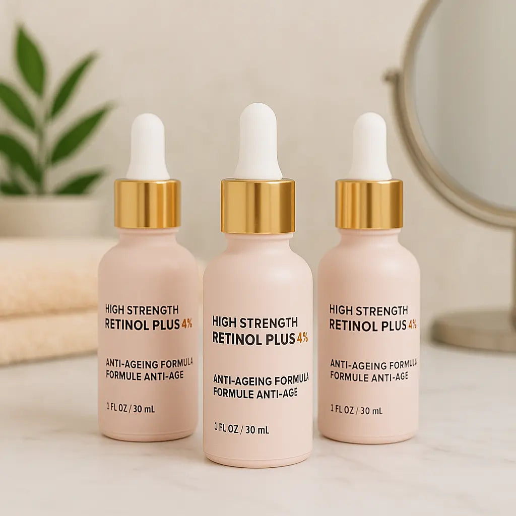 Ammuri High Strength Retinol Serum 4% Anti-Aging - Pack of 3 x 30ml
