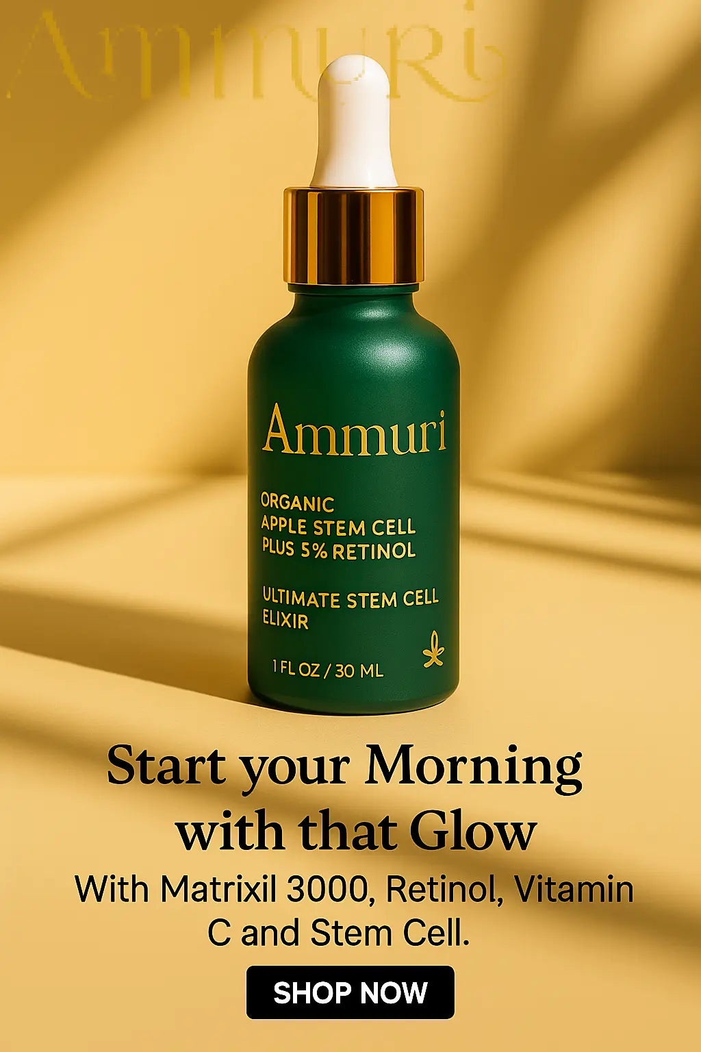 Apple Stem Cell Retinol 5 Serum – Anti-Ageing & Skin Renewal 30ml