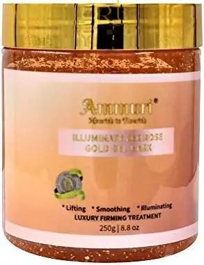 Ammuri Rose Clay 24K Gold Gel Face Mask - Hydrating Pore Minimizer 250g