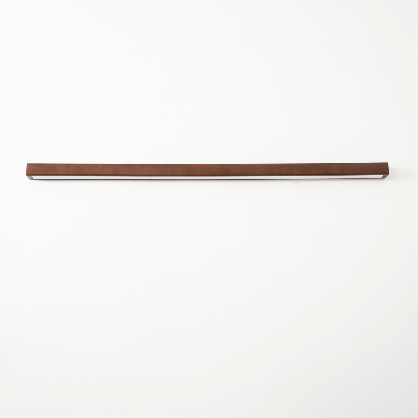Minimalist Linear Wood Wall Light With Soft Downlight