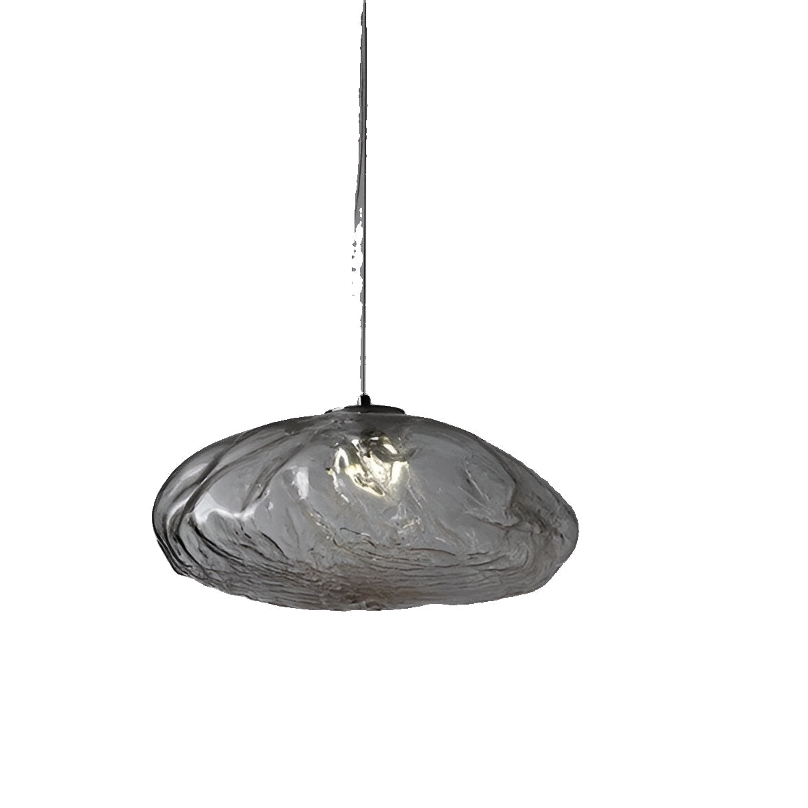 Minimalist Cloud Glass Pendant Light LED Light With Adjustable Cable