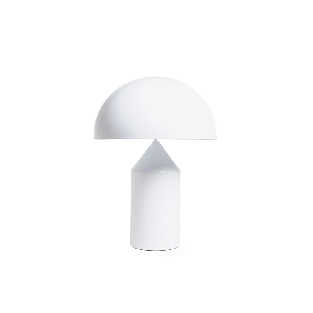 Mushroom Dome Metal Table Lamp With Sculptural Base