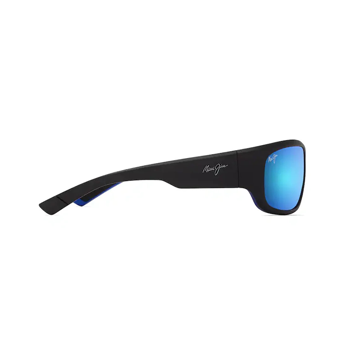 MAUI JIM Ma'ukele Sunglasses Matte Black/Blue | Blue Hawaii