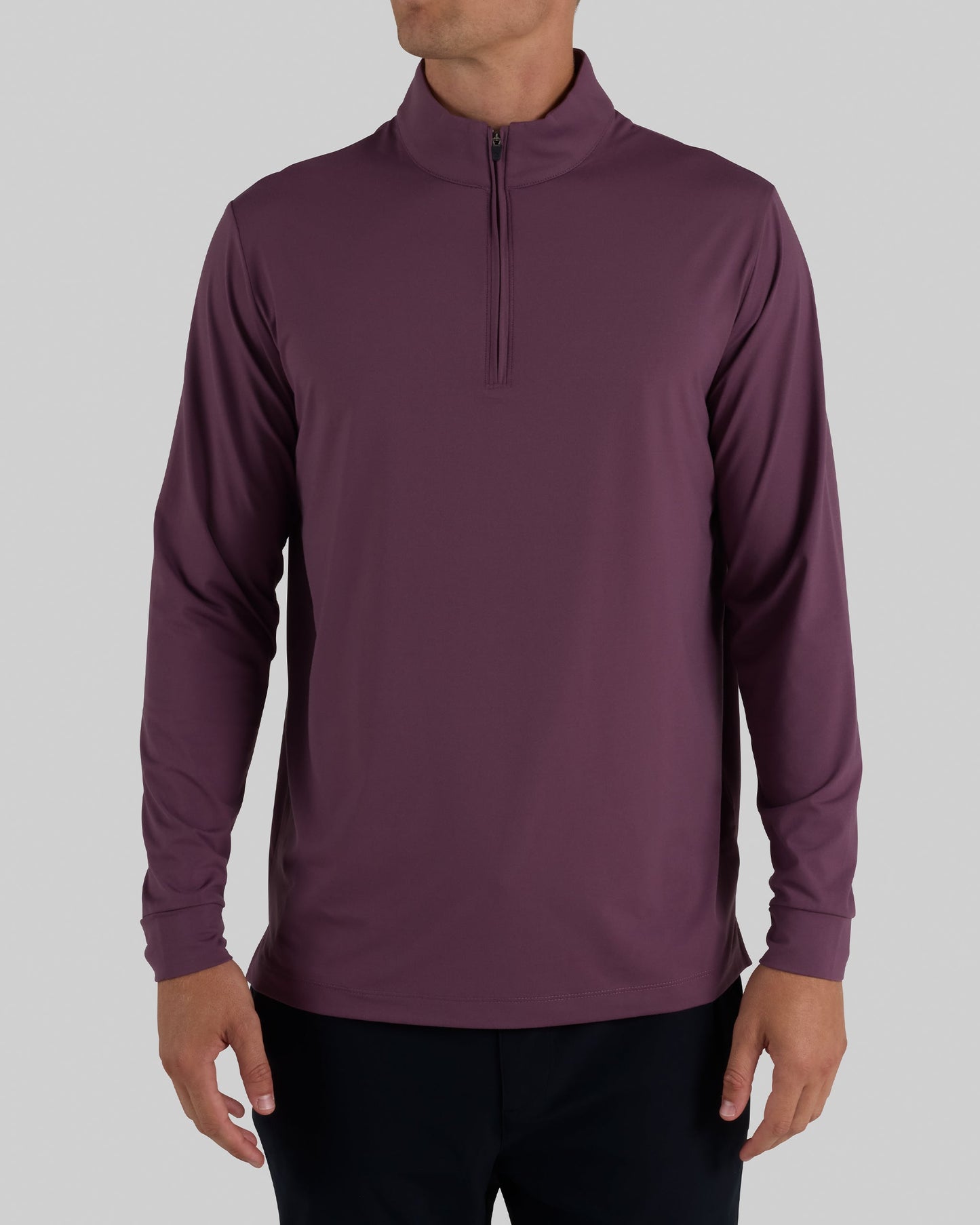 Velocity Quarterzip - Plum Wine