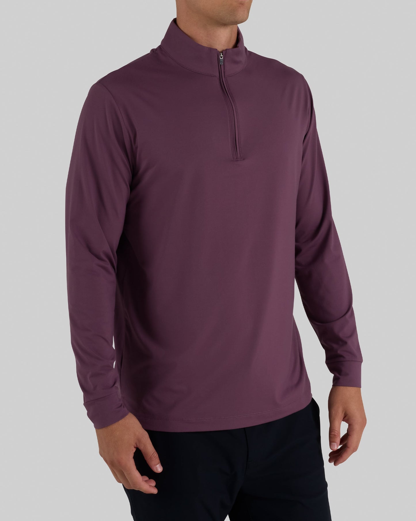Velocity Quarterzip - Plum Wine