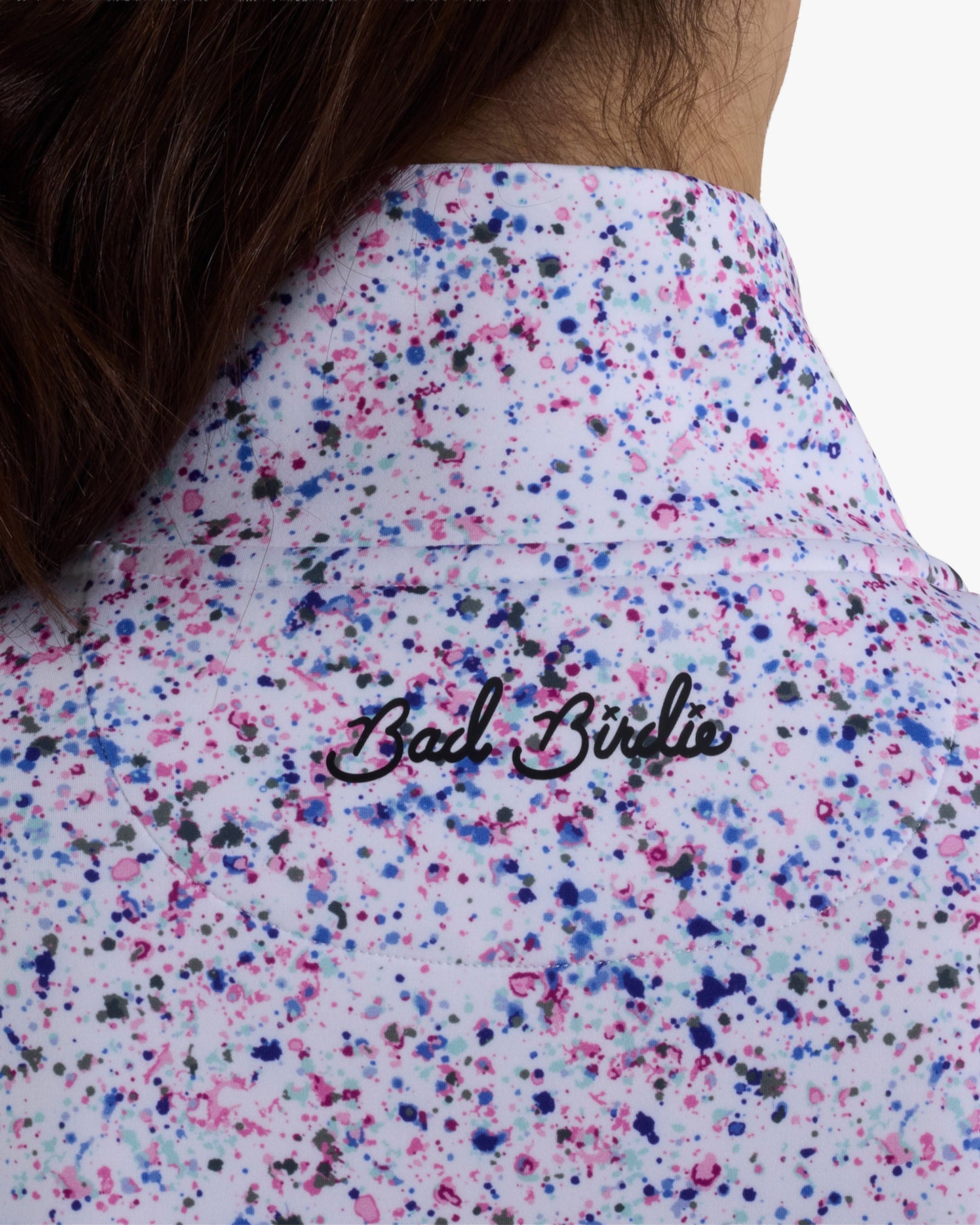 At Ease Quarterzip - Paint Splatter 3