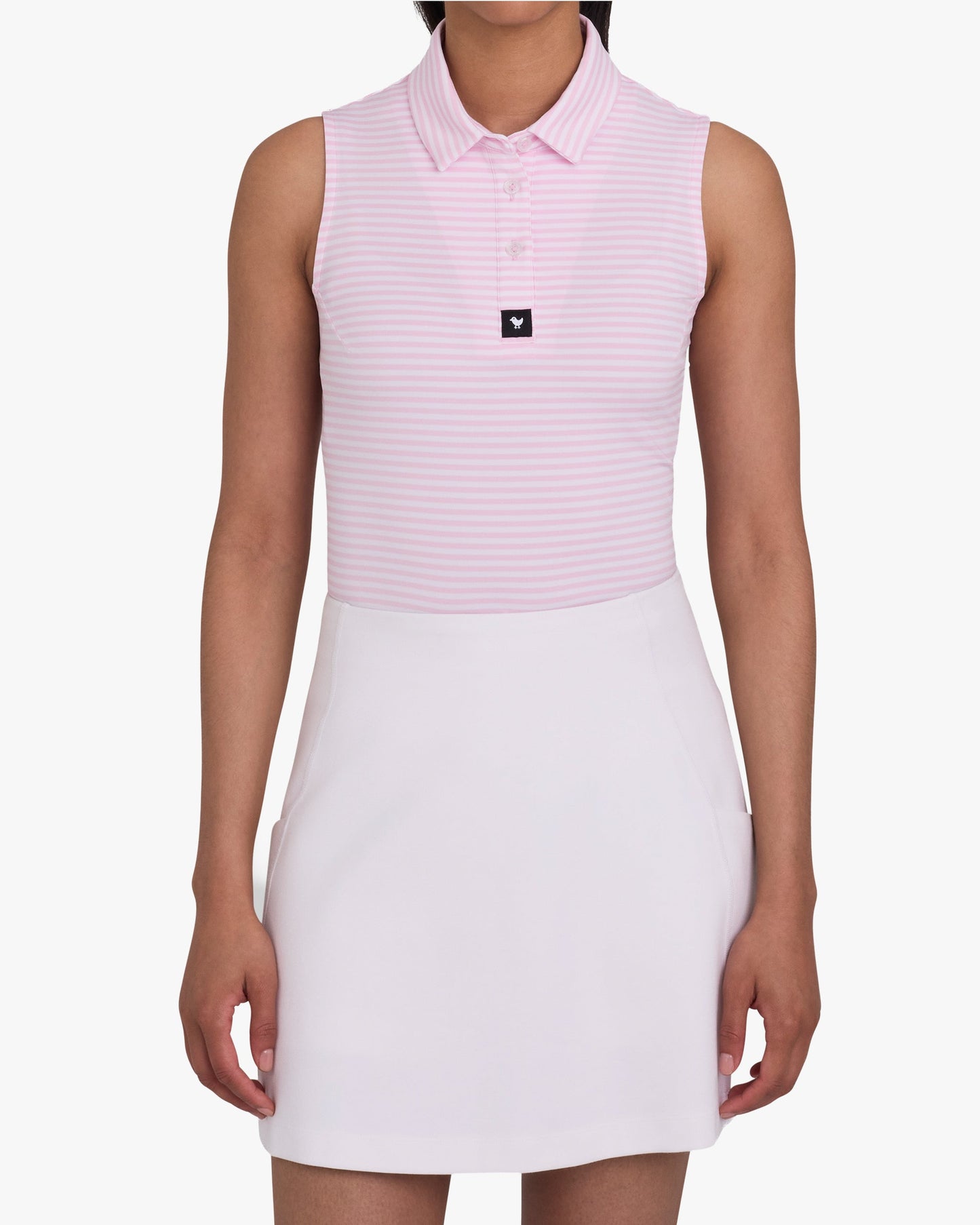 Stripe Right - Frosty Petal - Sleeveless
