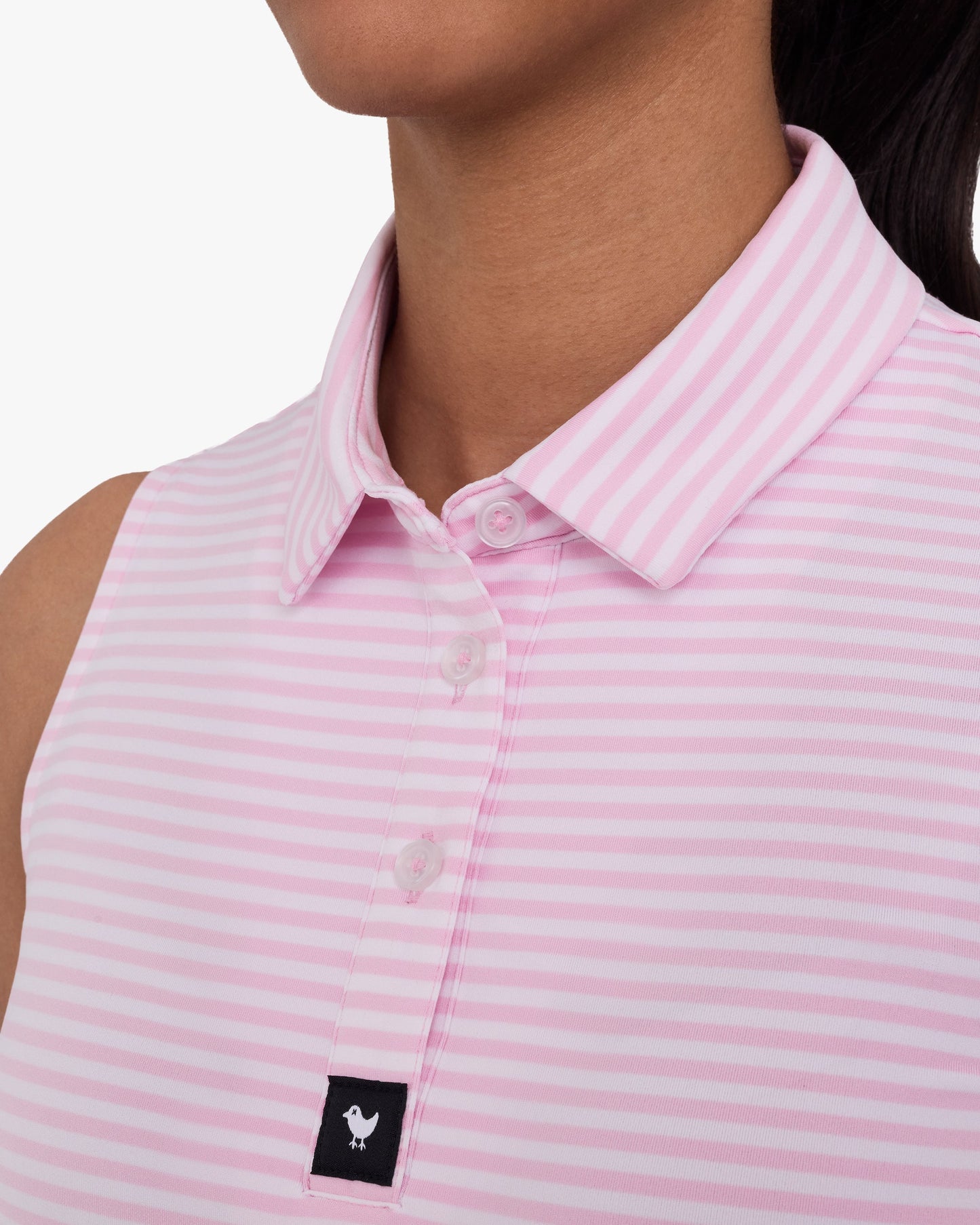 Stripe Right - Frosty Petal - Sleeveless