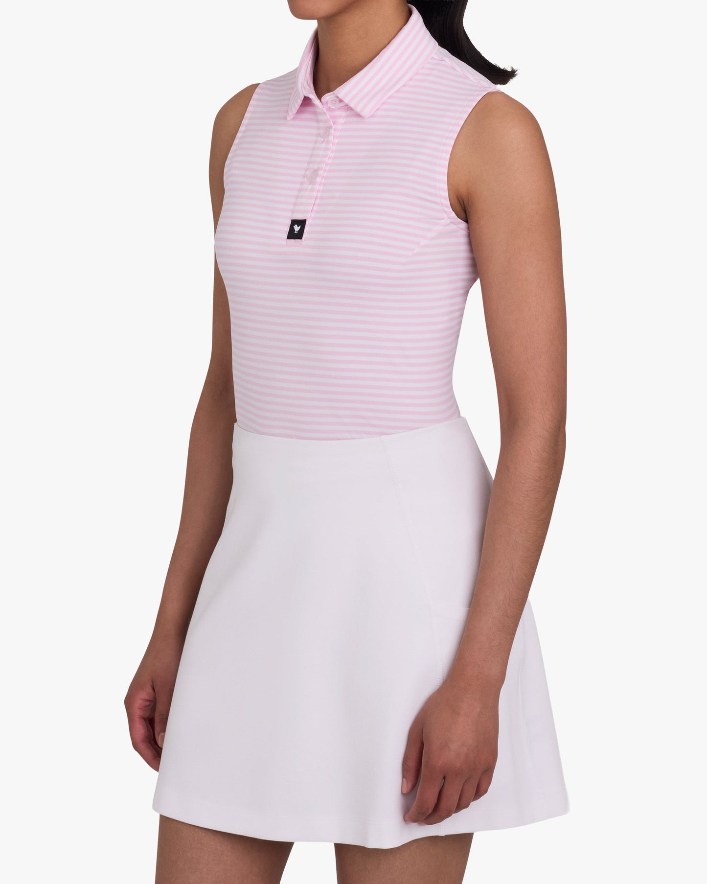 Stripe Right - Frosty Petal - Sleeveless