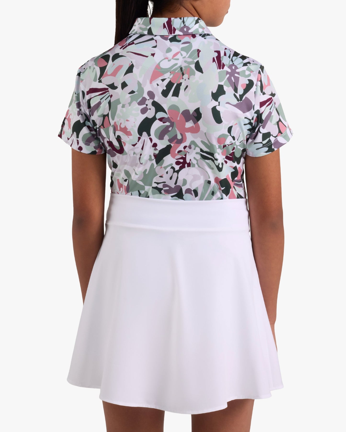 Core Youth Polo - In Bloom - Pale Blue