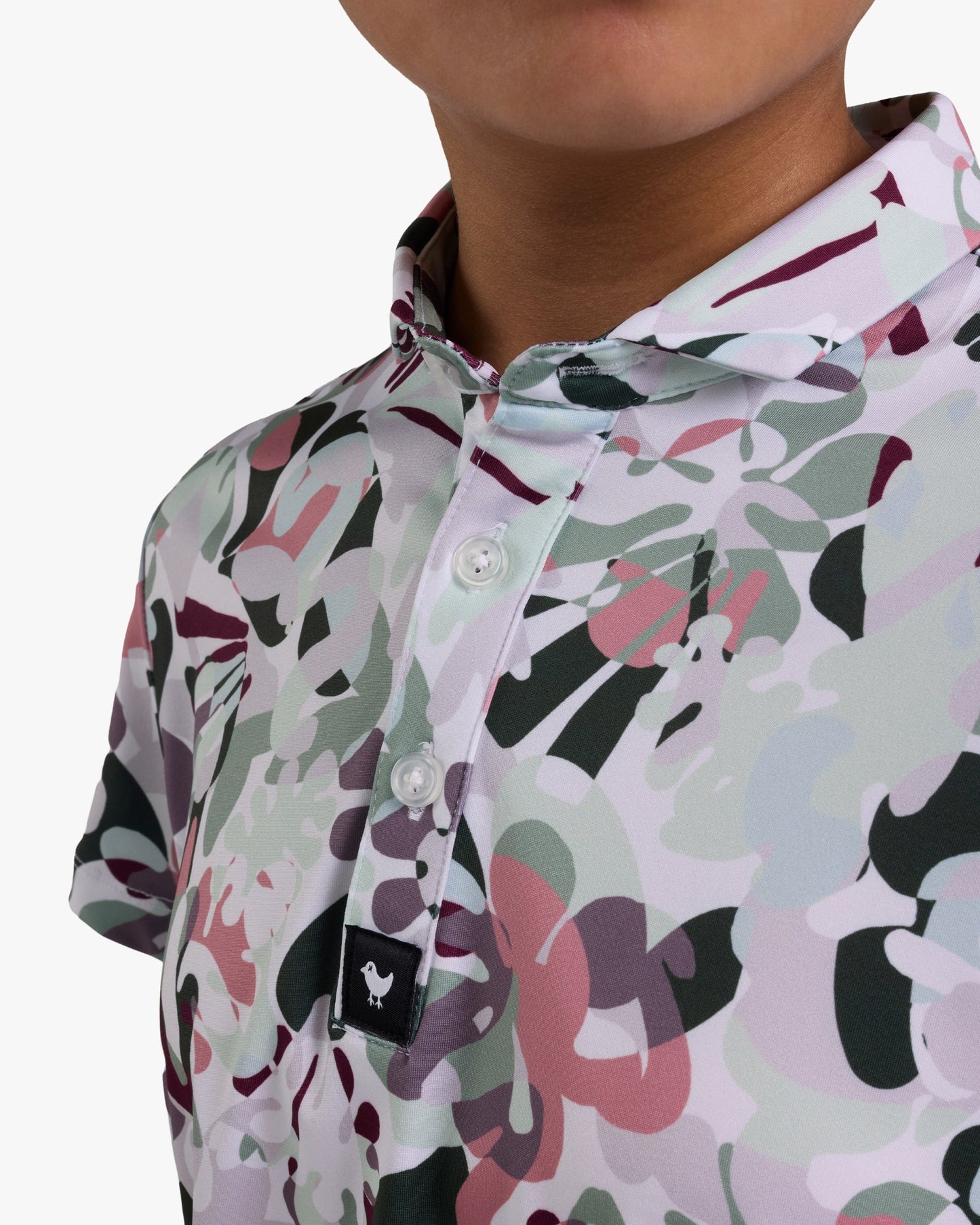 Core Youth Polo - In Bloom - Pale Blue